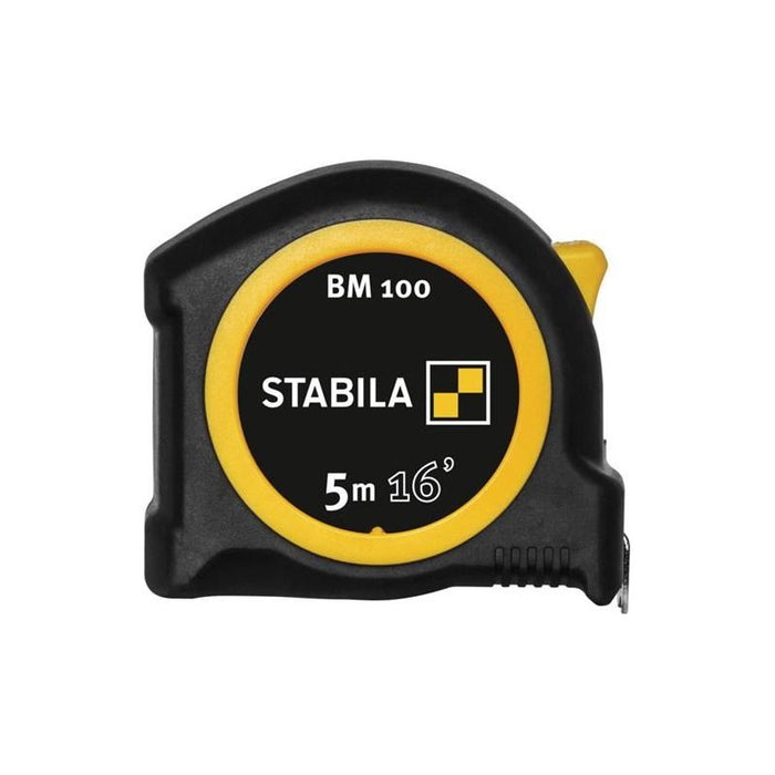 Stabila BM 100 Compact Pocket Tape 5m/16ft (Width 19mm) Stabila - Town Tools