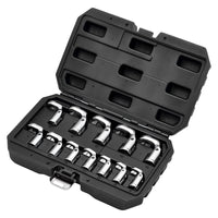 Draper Flexible Crowfoot Socket Wrench Set, 3/8" Sq. Dr. (12 Piece)