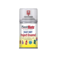 Plastikote Fast Dry Enamel Aerosol Clear 100ml