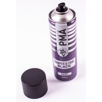 6x Autotek Professional Black Bumper and Trim 500ml Spray Paint High Coverage