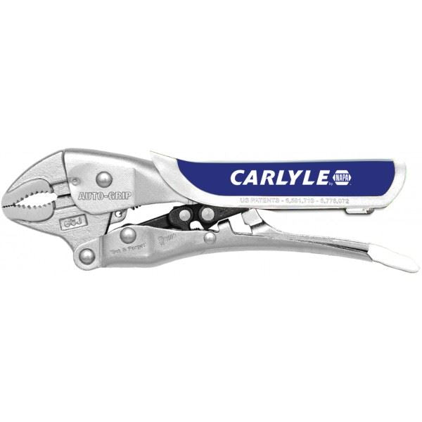 Carlyle Tools Pliers - Curved Jaw - Locking - 6In.
