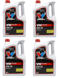4x 5L (20L) Valvoline VR1 Racing 20W-50 Highly Refined 20W50 Mineral Engine Oil