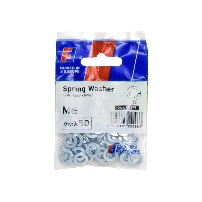 Forgefix Spring Washer M6 ForgePack 50 ForgeFix - Town Tools
