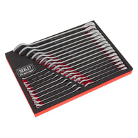 Sealey Combination Spanner Set 25pc Metric AK63258