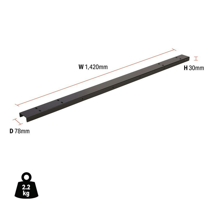 Draper BUNKER Modular Side Wall Double Bracket - MS400-WBL