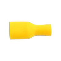Connect Yellow Female Fully Ins. Push-On 9.5mm 100pc 30213