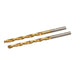 Silverline HSS Titanium-Coated Drill Bits 2pk 3.0mm Silverline - Town Tools 