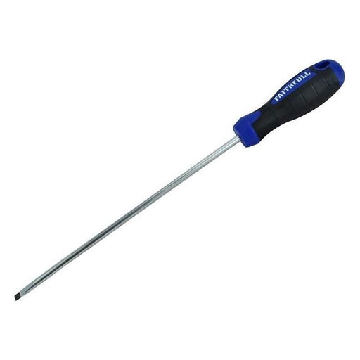 Faithfull Soft Grip Screwdriver Parallel Slotted Tip 5.5 x 200mm Faithfull - Town Tools