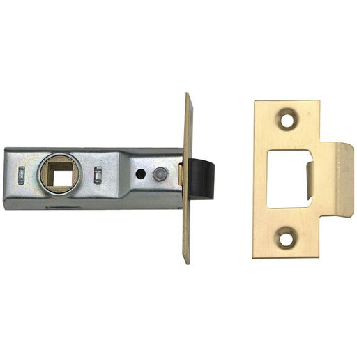 Yale Locks M888 Tubular Mortice Latch 76mm 3in Polished Brass Pack of 1 Yale Locks - Town Tools