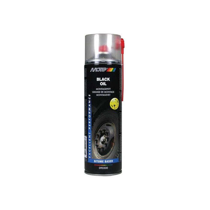 Motip® Pro Black Oil Spray 500ml MOTIP® - Town Tools