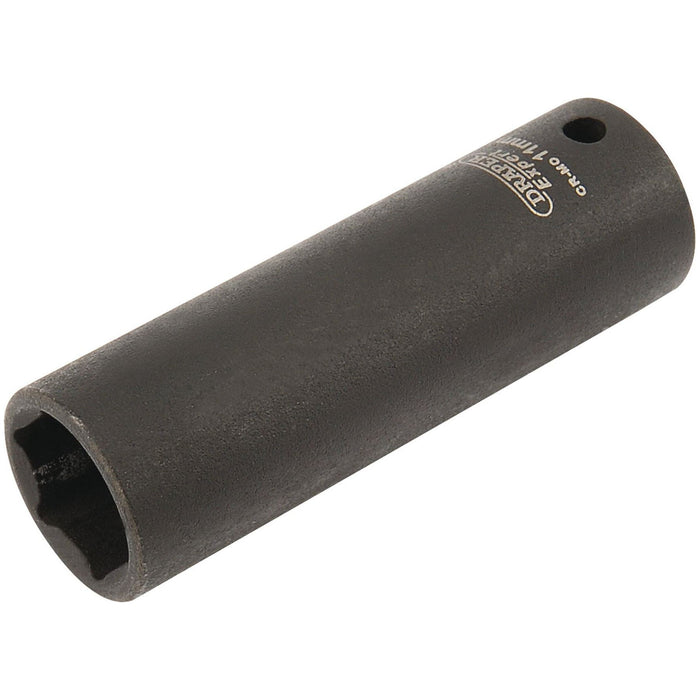 Draper Expert HI-TORQ 6 Point Deep Impact Socket, 1/4" Sq. Dr., 11mm Draper - Town Tools 