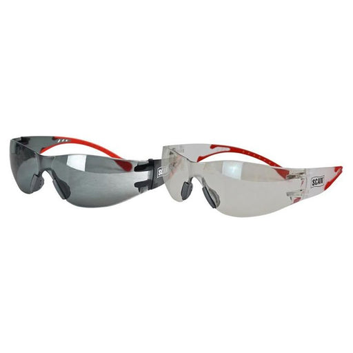 Scan Flexi Spec Safety Glasses Twin Pack Scan - Town Tools