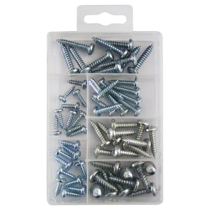 Wot-Nots Self Tapping Screw - Assorted - Pack of 60 Pearl - Town Tools 