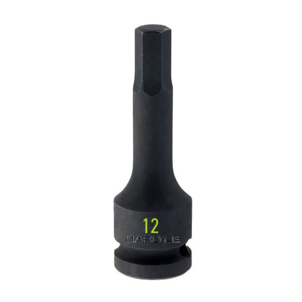 Carlyle Tools 3/8Dr 12mm Hex 60mm Long Impact Socket