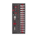 Milwaukee 3/8Dr Socket Set Foam Insert 4932479825 Milwaukee - Town Tools