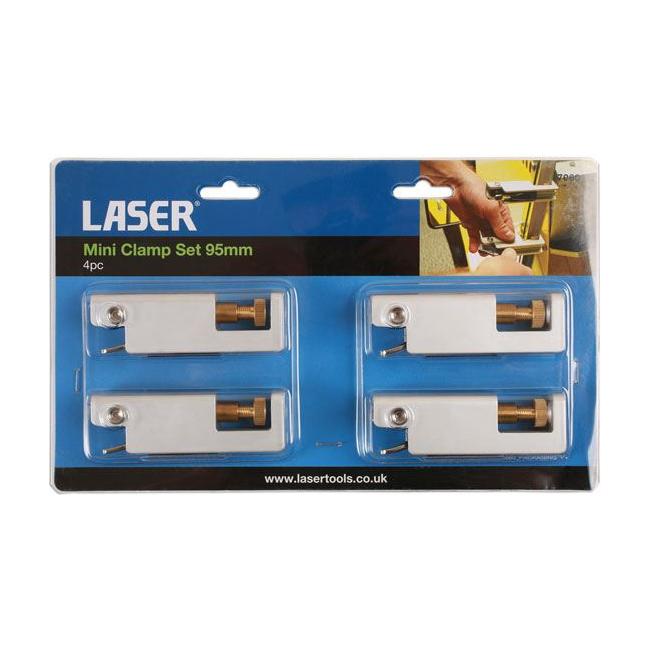 Laser Mini Clamp Set 4pc 7080