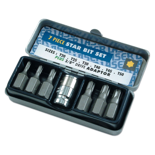 Laser Star Bit Set 7pc 0595 Laser - Town Tools 