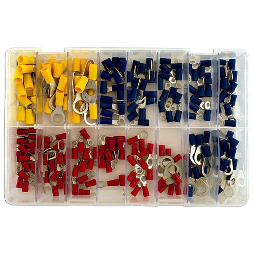 Connect Assorted Ring & Fork Terminals Box - 200pc 31854 Tool Connection - Town Tools 