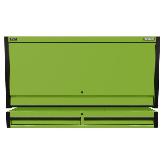 Superline Pro Superline PRO Black Edition Top Hutch & 2 Drawer Riser 1549mm Superline Pro - Town Tools 
