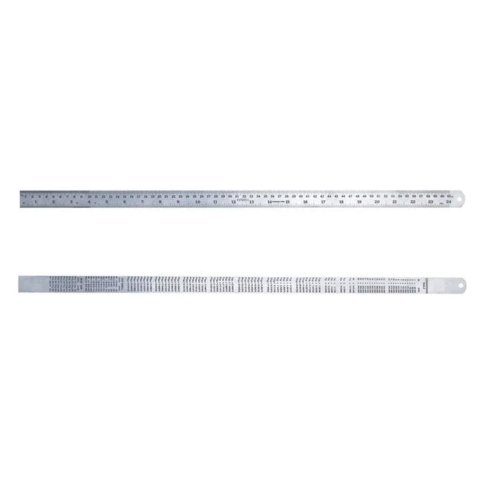 Faithfull Steel Rule 600mm / 24in x 25mm Faithfull - Town Tools