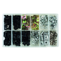 Connect Assorted Metal Trim Nuts & U Nuts 245pc 35995