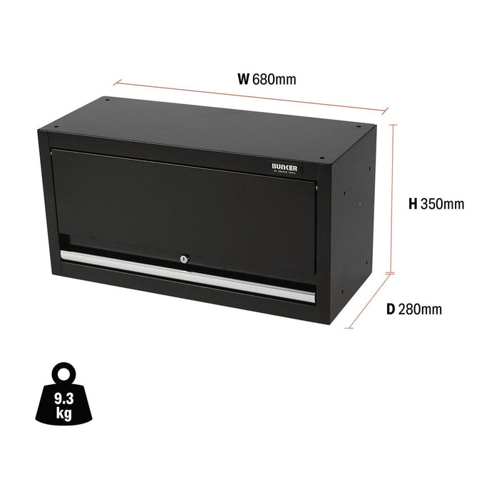 Draper BUNKER Modular Wall Cabinet, 680mm 33162 Draper - Town Tools 