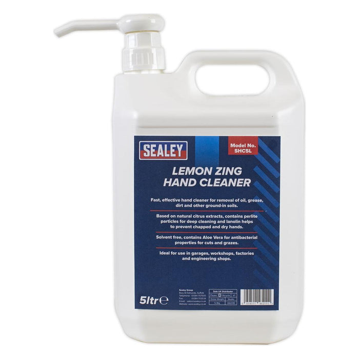 Sealey Hand Cleaner 5L Lemon Zing SHC5L Sealey - Town Tools 