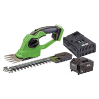 Draper D20 20V 2-in-1 Grass and Hedge Trimmer with Battery and Fast Charger