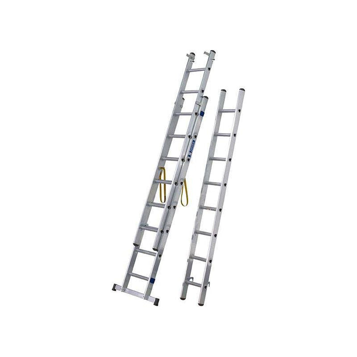Zarges D-Rung Combination Ladder 3-Part 3 x 8 Rungs Zarges - Town Tools