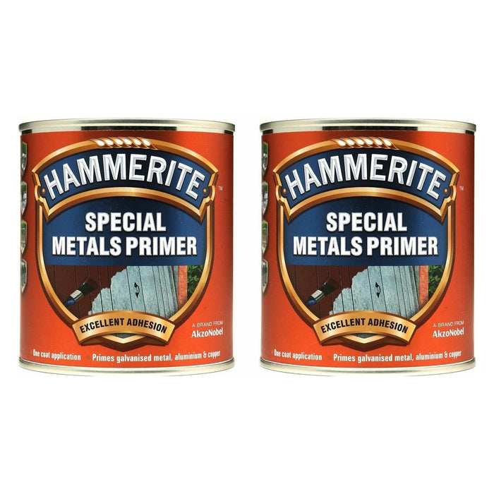 2x Hammerite Red Special Metal Primer Paint Refinish Topcoat 500ml