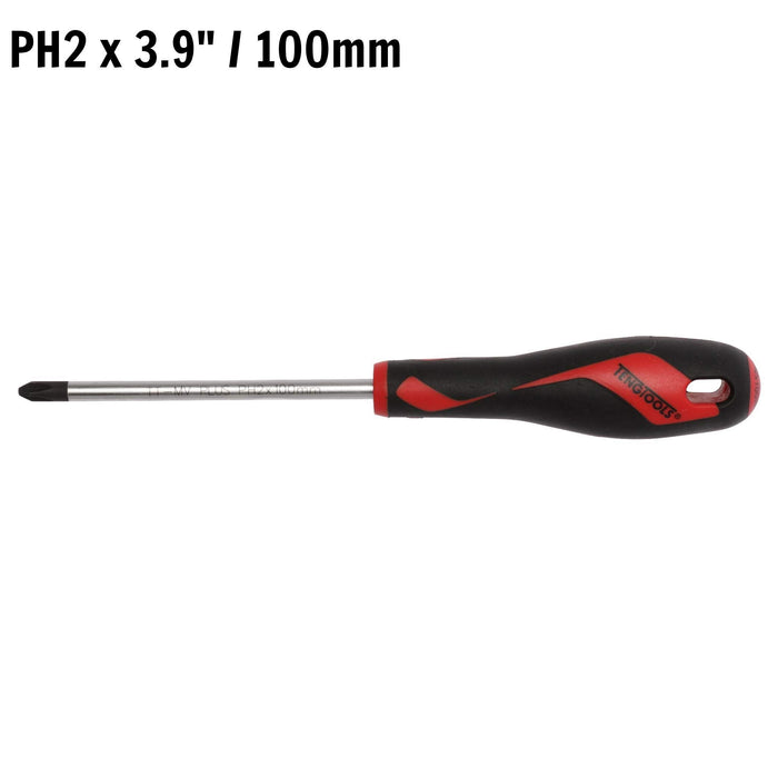Teng Tools PH Screwdriver PH2 x 100mm M Teng Tools - Town Tools 