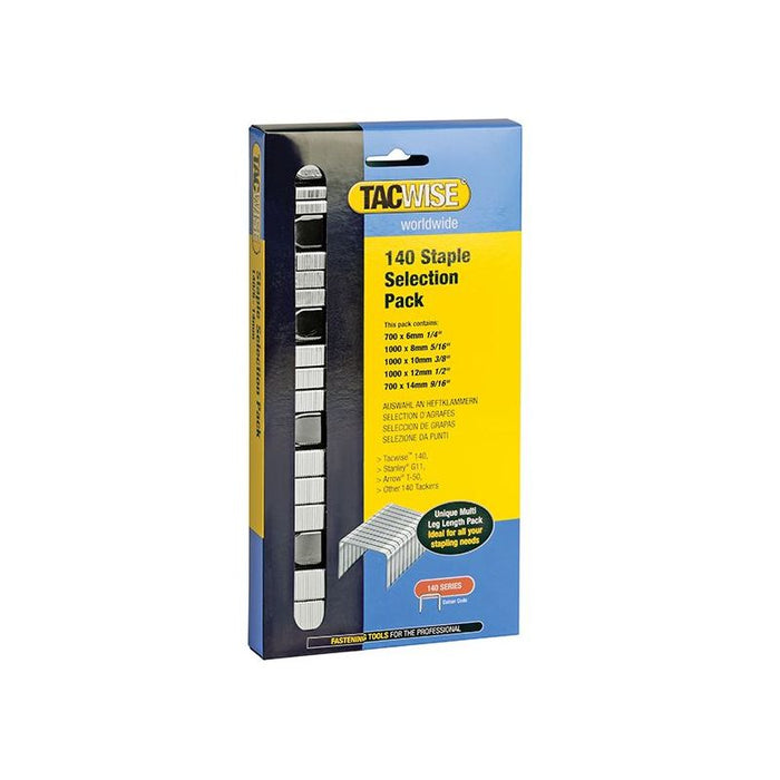 Tacwise 140 Heavy-Duty Staples (Type T50 G) Selection (Pack 4400) Tacwise - Town Tools