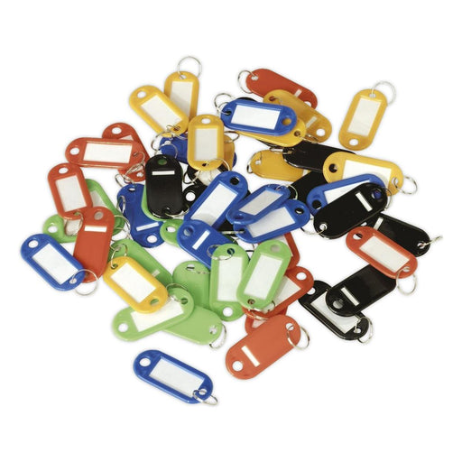 Sealey Key Tag Assortment 50pc SKTAG50 Sealey - Town Tools 