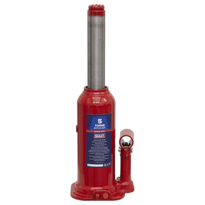 Sealey Bottle Jack 5 Tonne SJ5 Sealey - Town Tools 