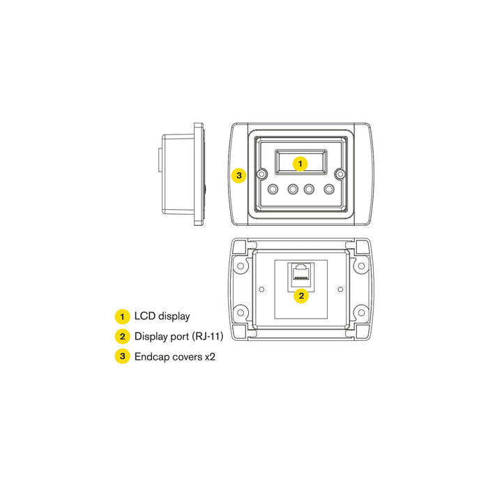 Ring Automotive RINVLCD Inverter LCD Remote contol Ring Automotive - Town Tools 