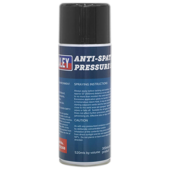 Sealey Anti-Spatter Pressure Spray 300ml MIG/722308 Sealey - Town Tools 