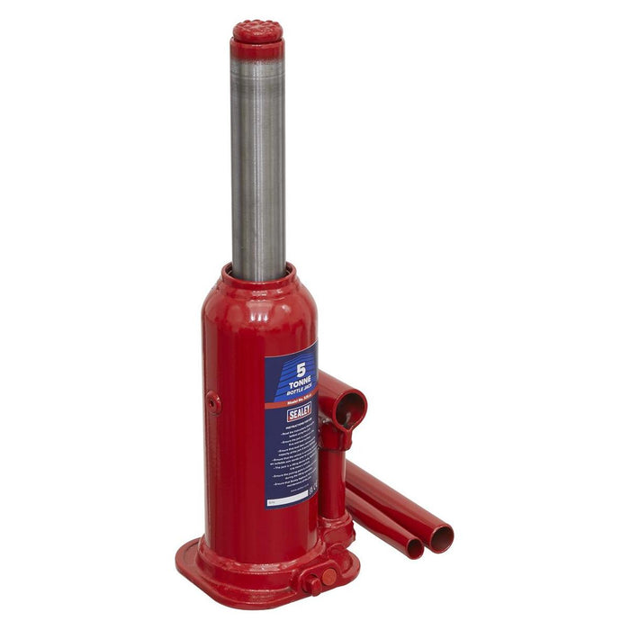 Sealey Bottle Jack 5 Tonne SJ5 Sealey - Town Tools 