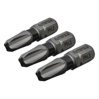 Faithfull Phillips Impact Screwdriver Bits PH3 x 25mm (Pack 3)