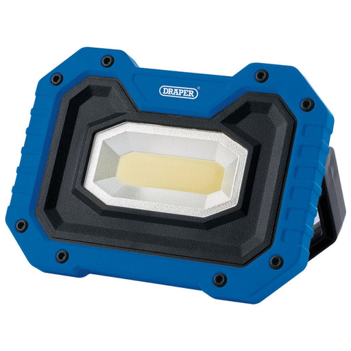 Draper COB LED Worklight, 5W, 500 Lumens, Blue, 4 x AA Batteries Supplied 87836 Draper - Town Tools 