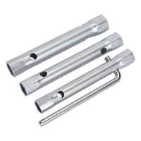 Sealey Spark Plug Box Spanner Set 3pc Long Reach Double End MS165
