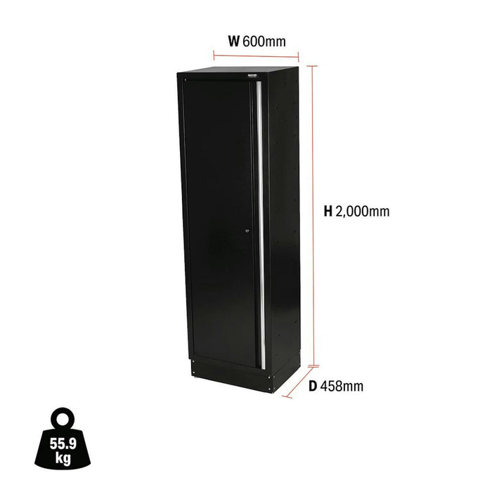 Draper BUNKER Modular Tall Floor Cabinet, 1 Door, 2000mm - MS400-1TC