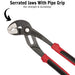 Teng Tools Quick Set Water Pump Plier TPR Grip 250mm Teng Tools - Town Tools 