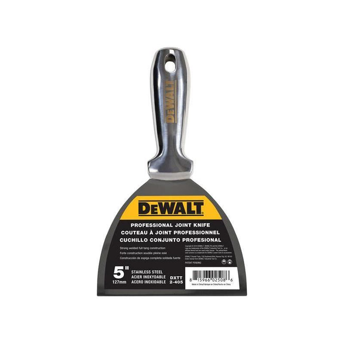 Dewalt Drywall Stainless Steel Jointing/Filling Knife 125mm (5in) DEWALT Drywall - Town Tools