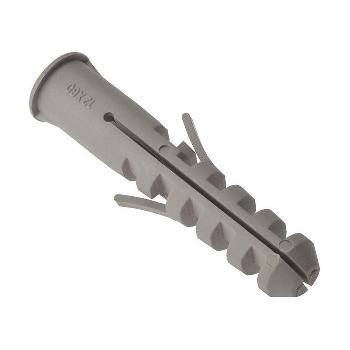Forgefix Nylon Wall Plug Rimmed M12 x 60mm Bag 25 ForgeFix - Town Tools