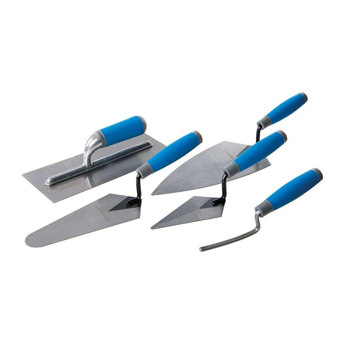 Silverline Soft-Grip Trade Trowel Set 5pce 5pce Silverline - Town Tools 