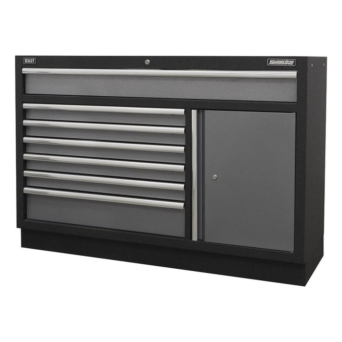 Sealey Modular 7 Drawer Floor Cabinet 1360mm APMS64 Sealey - Town Tools 