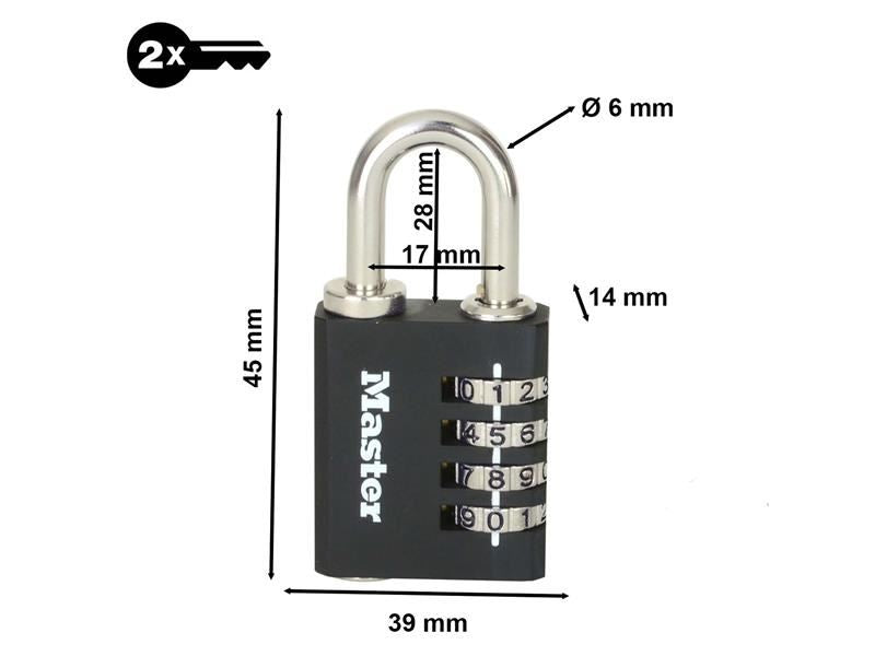 Master Lock Set-Your-Own Combination Padlock 40mm Master Lock - Town Tools
