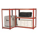 Sealey Racking Unit with 5 Shelves 500kg Capacity Per Level AP6500 Sealey - Town Tools 