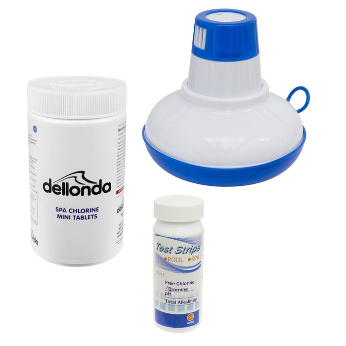 Dellonda Hot Tub/Spa & Swimming Pool Chlorine Pack  Chlorine Mini Tabs 1kg Dellonda - Town Tools 