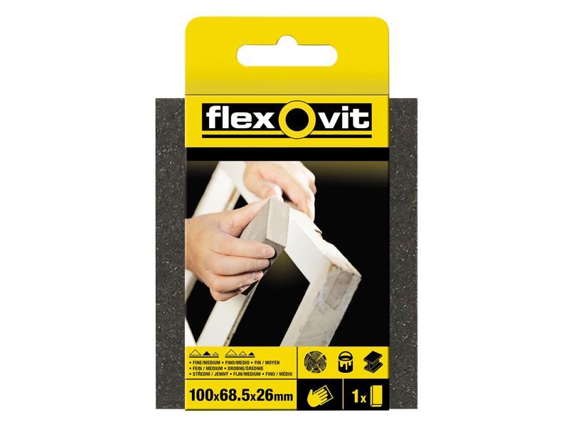 Flexovit Sanding Sponges Standard Medium/Coarse Flexovit - Town Tools